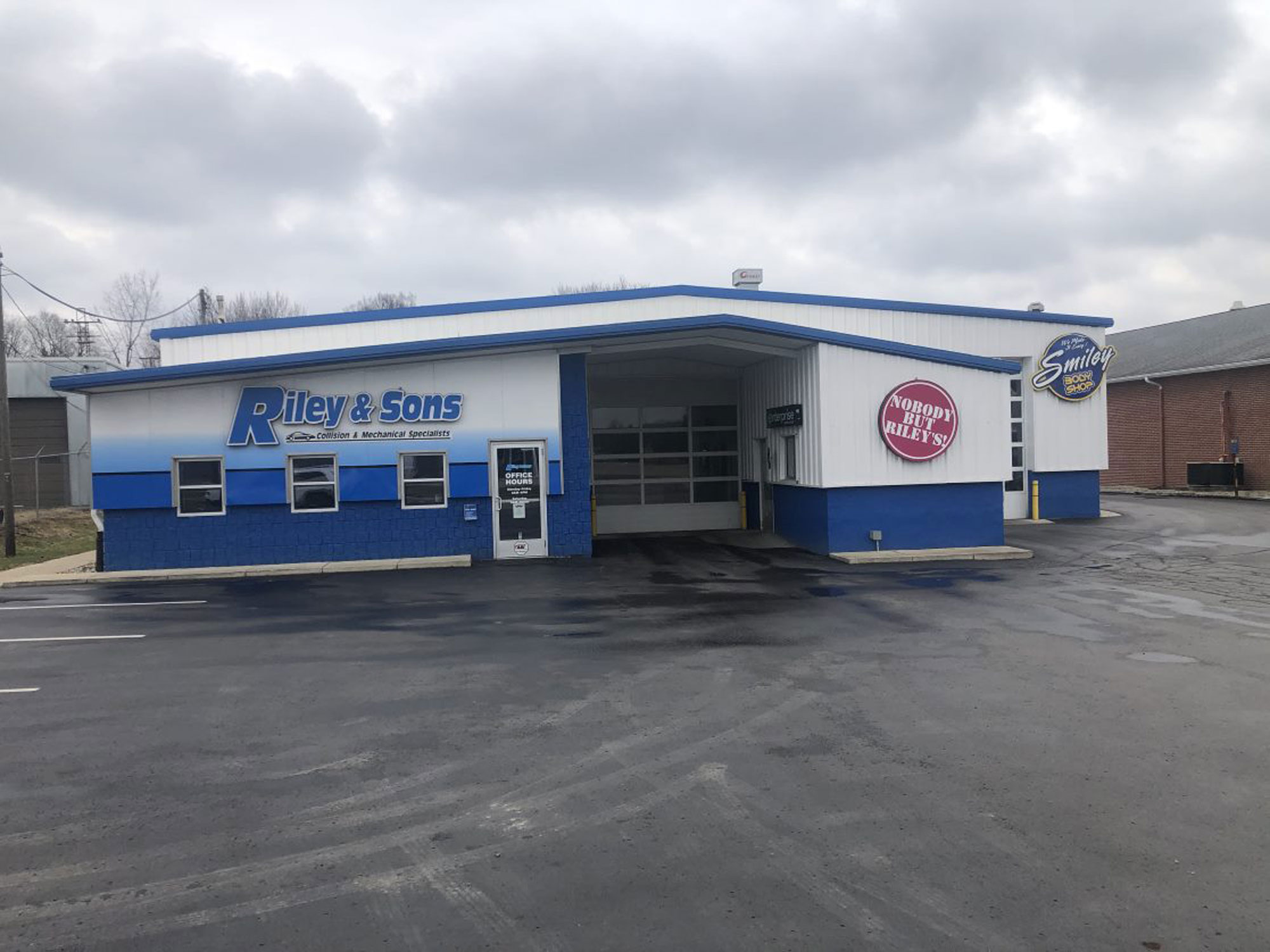 Riley & Sons in New Castle, from the official location page